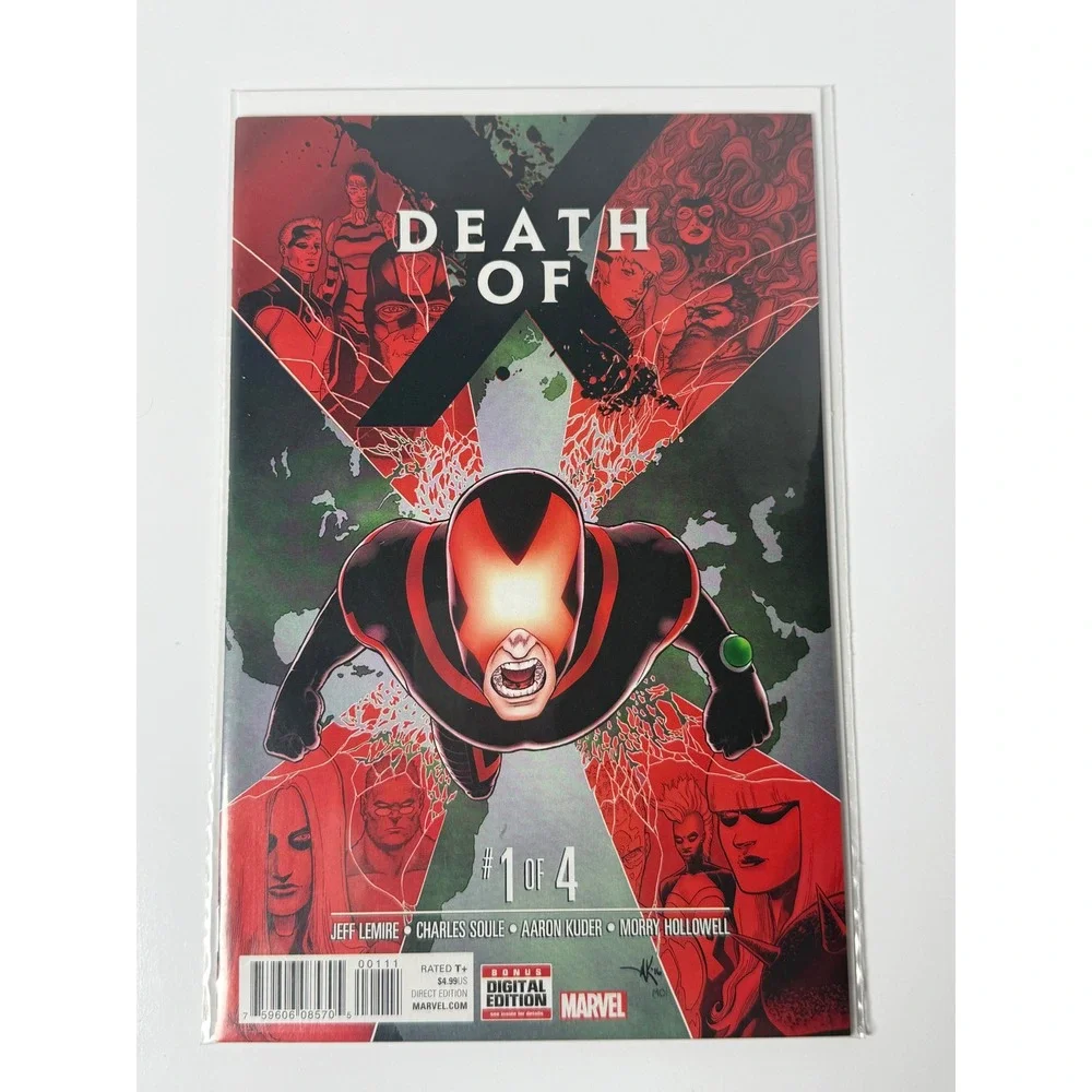 Death of X 1 Marvel Comics 2016 Jeff Lemire Charles Soule Aaron Kuder Cyclops